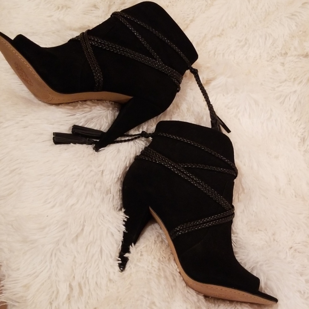 Black ankle boots